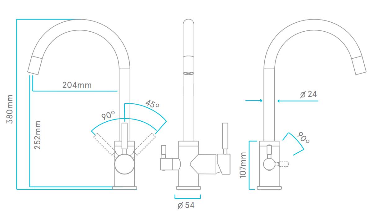 Grifo Nimbo - Cromado